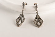 Silver earrings