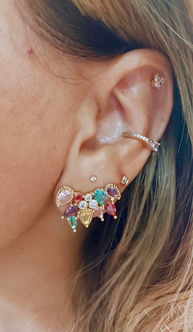 Colourful ear cuff