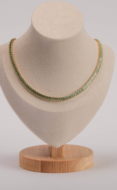 Green riviera necklace