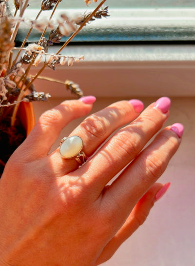 Mother of pearl ring