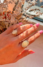 Mother of pearl ring