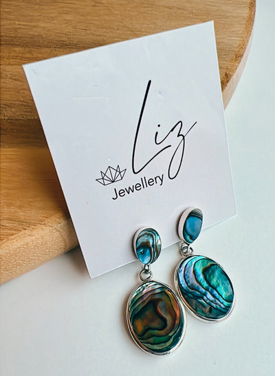 Abalone earrings